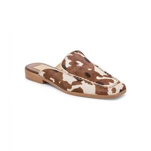 NEW DOLCE VITA women's bradly calf hair mules in cow